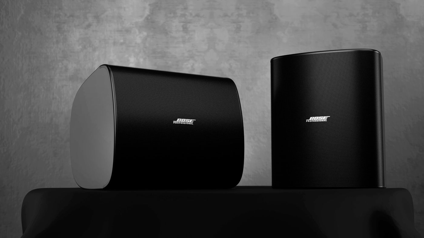 Altavoces Bose Professional DesignMax instalados por GPNetSolutions
